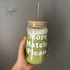 Kép 1/2 - More Matcha Please üvegpohár