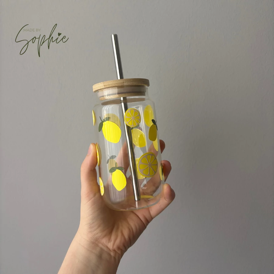Limonádés üvegpohár